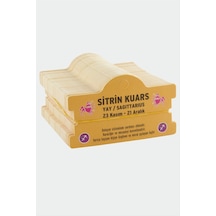 Sitrin - 419 - Kuars - Yay Burç - Novapazr - Bileklik Kartı-sarı Çok Renkli