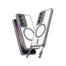 Samsung Galaxy S23 Kılıf Enka Magsafe Silikon Kılıf