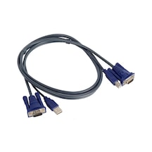 Alfais 4535 Usb Kvm Switch Vga Yazıcı Adaptör Kablosu