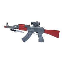 Kasaturalı Sök Tak Sesli Işıklı Tüfek 49 CM