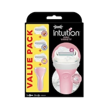 Wilkinson Sword Intution 2 İn 1 Variety Kendinden Sabunlu Kadın Sistem 4 Bıçaklı Tıraş Bıçağı Ve Yedekleri