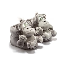 Twigy Monkey Unisex Hayvanlı Panduf Gri 36/43 AA0601 Gri