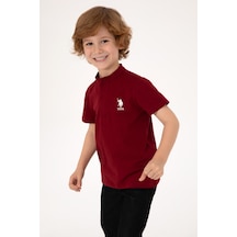 U.s. Polo Assn. Erkek Çocuk Bordo Sweatshirt 50314940-vr014 Bordo