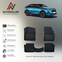 Peugeot E-2008 2022 Sonrası Uyumlu Havuzlu Oto Paspas