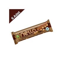 Kahve Dünyası Nello Fındık Ezmeli Sütlü Çikolata 33 G X 6 Adet - Dolgulu Bar
