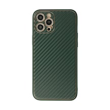 Apple İphone 12 Pro Kılıf Coco Karbon Silikon - Yeşil