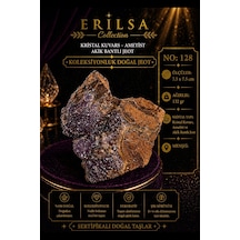 Sertifikalı Kristal Kuvars Ametist Akik Bantlı Jeot Koleksiyonluk 55826519