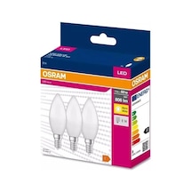 Osram Led Value Clb60 7,5w/827 3'lü E14 Duy Sarı Işık 2700k Led Mum Ampul Enerji Sınıfı F