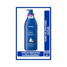 Yoğun Besleyici Vücut Sütü 400 Ml, 72 Saat Nemlendirici,hızlı Emilir,badem Yağı,kuru Cilt