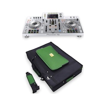 Xdj Rx2 Setup Için Uyumlu Çanta Soft Case Kılıf. Siyah Haki.