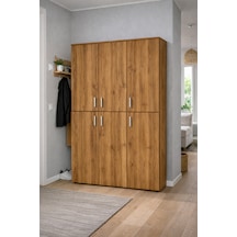 Zeyna Ayakkabılık - Çok Amaçlı Dolap - Kiler Dolabı - 120 Cm Atlantik Çam