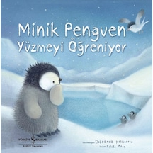 Minik Penguen Yüzmeyi Öğreniyor - Yqbx-763873