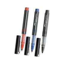 3 Renk Kırmızı, Mavi, Siyah Iğne Uçlu 0,5 Roller Kalem Yeni Nesil/üretim Üçgen Ergonomik Tutuş Mavi