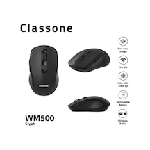 Classone Wm500 2.4 Ghz Şarj Edilebilir Kablosuz Mouse -siyah Diğer