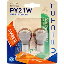 Photon P21W Chrome 12V 93 Turuncu PH5524 CRA B2