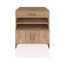 Kronos Şifonyer 3 Raflı Tek Çekmeceli 2 Kapaklı 88x59x96 Çam-çam Atlas Çam