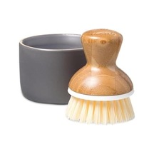 Full Bubble Bis Keramik Seifenspender & Scrubber Schwamm Set, Weiß, Grau/weiß, Dish Brush + Dispenser 12 Izgara
