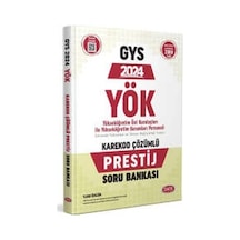 Data Yayınları 2024 YÖK Üst Kuruluşları ile YÖK Personeli GYS Prestij Soru Bankası