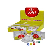 Bu-bu Seramik Kumbara Boyama Standı Arabalar 12 Li Bubu-sbs002