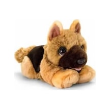 Sd2532 Yumuşak Oyuncak İmzalı Yavru Köpek Alsatian, Siyah, Kahverengi Genel