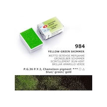 St. Petersburg White Nights Tam Tablet Sulu Boya 984 Yellow-green Shimmer Çok Renkli
