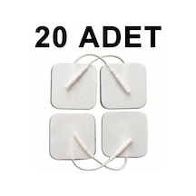 Medkaltec 20 Adet Tens Pediı Kablolu Yedek Elektrot 5x5 Tens Pedi