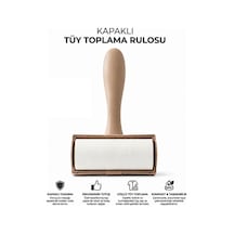 Tüy Toplama Rulosu - Kapaklı - Ergonomik - Taşınabilir Sarı