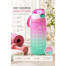 Herevin Matara Çift Renk Boyalı Ölçü Baskılı 1 L Pembe 161646