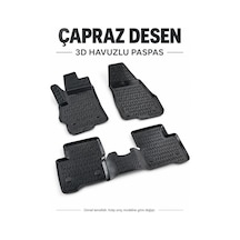 Citroen C5 Iı 2008 Çapraz Desen 3d Havuzlu Oto Paspas Seti