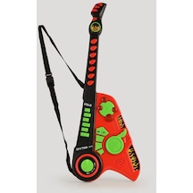Led Işıklı Melodili Askılı Müzikli Gitar - Lc-30968