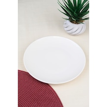 Tabak Evi Porselen Chic Pasta Tabağı 20,50cm Tekli Krem