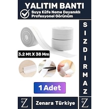 Premium Uzun Ömürlü Suya Neme Küfe Dayanıklı Mutfak Lavabo Pencere Kenar Yalıtım Bandı 3.2 Mt X 1 Ad