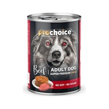 Pro Choice Sigir Etli Sekersiz Ezme Yetiskin Köpek Konservesi 400gr