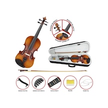 Jwin Vl-800s 4/4 Çantalı Tam Boy Keman Seti - Mat Ahşap