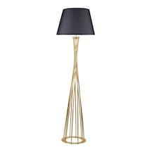 Rys Tasarım Retro Köşe Lambası Mat Gold Siyah Lambader