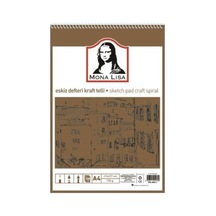 Eskiz Defteri Kraft A4 Telli 115 Gr 50 Yp Mn22-4