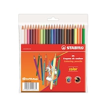 Color 1224/77 Kuru Boya Kalemi, 24 Renk, Tam Boy Diğer
