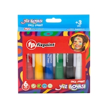 6 Renk Yüz Boyası
