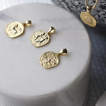 Küçük Boy Antik Burç Kolye Ucu