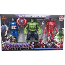 Avengers Hero Model Kutuda 3 Karakter Avengers  - Figür  Oyuncak