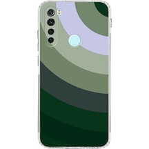 Xiaomi Redmi Note 8 Kamera Korumalı Kapak Renk Cümbüşü Tasarımlı Şeffaf Kılıf