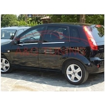 Ford Fiesta Krom Cam Çıtası Tk 2002-2008 4 Prç Paslanmaz Çelik N11.364