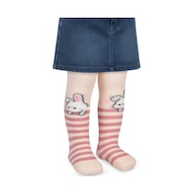 Civil Baby Mini Bunny 6-18 Ay Bebek Kız Külotlu Çorap - Bej