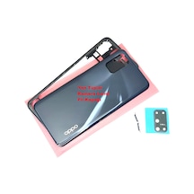 Tkgz Oppo A72 Kasa Arka Pil Batarya Kapağı Siyah