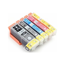 Epson Xp600 Xp605 Xp610 26Xl T2621 T2631 5 Li Uyumlu Set Kartu