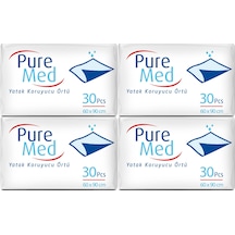 Puremed Hasta Yatak Koruyucu 4 x 30'lu 60 x 90 CM