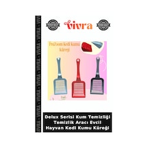 Delux Serisi Kum Temizliği Temizlik Aracı Evcil Hayvan Kedi Kumu Küreği