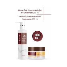 Set Maca Özü Onarıcı Repair Kolajen Saç Maskesi 250 Ml + Maca Özü Nemlendirici Şampuan 200 Ml Karsel - 754552811