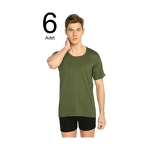 6'lı Paket Açık Yaka Erkek Fanila 001