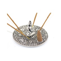 Metal Yuvarlak Budalı Tütsülük Tütsülük Buhurdanlık 10.5 Cm